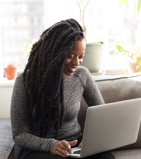 Online care recieved by a couple accessing telehealth services with their computer